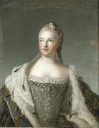 Jjean-Marc nattier Marie-Josephe of Saxony, Dauphine of France previously wrongly called Madame Henriette de France oil painting on canvas